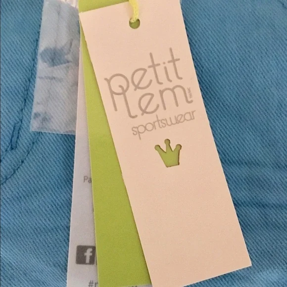 Petit Lem 5 pocket twill pants in light blue!! - Picture 5 of 8